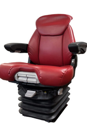 Grammer MSG95/731 24V w/Arms in red - Tough Seats Inc.